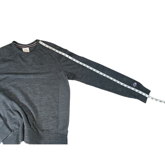 Vintage Champion Authentic Athletic Apparel Crewneck Sweatshirt Size Medium Gray - Picture 6 of 8